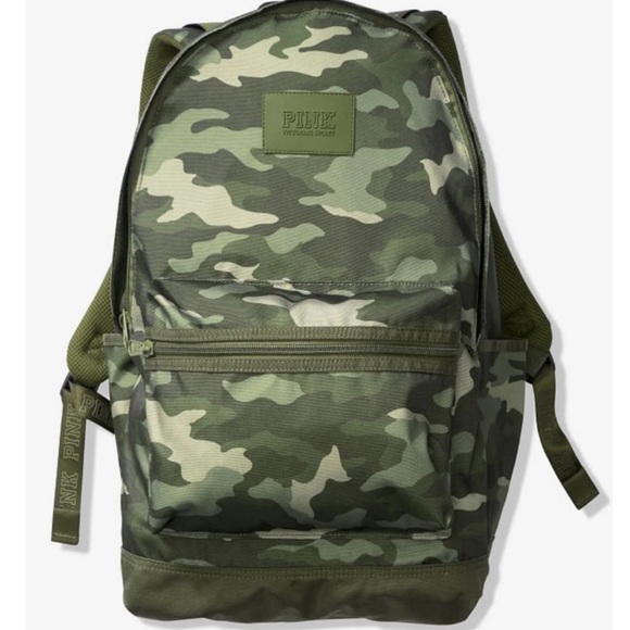 camo pink backpack